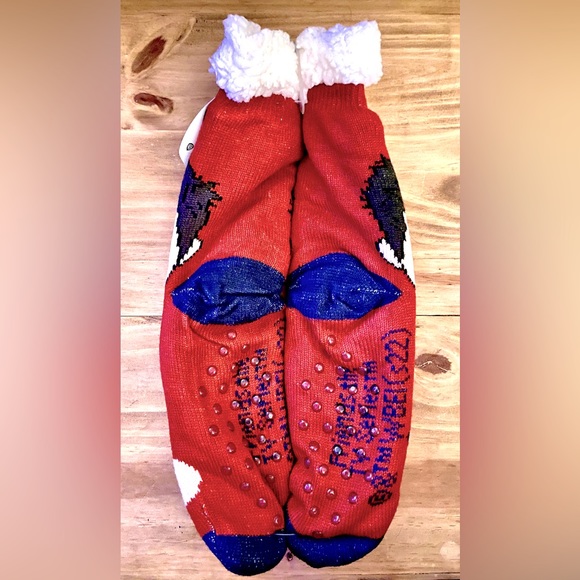 NWT•Unisex•Warner Bros. TV•FRIENDS•Central Perk •Ross & Marcel•Sherpa Socks - Picture 4 of 6